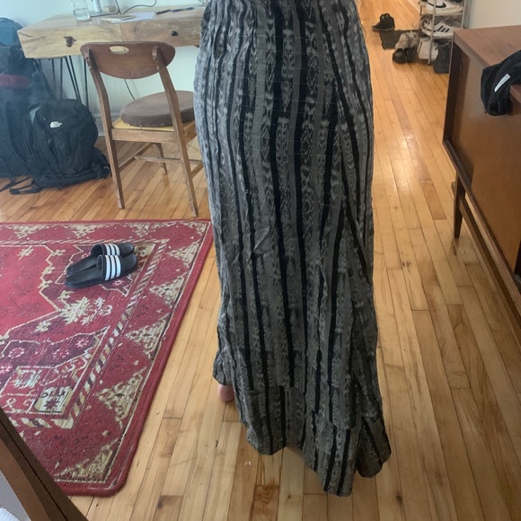 Ethnic boho artisanal maxi skirt - size 6 - Picture 10 of 11